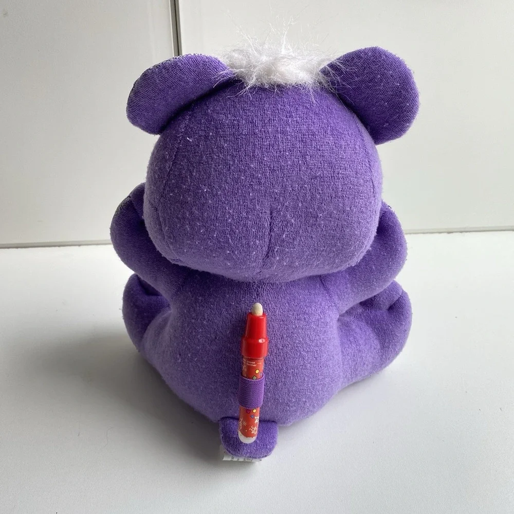 Aquadoodle Purple‎ Bear Aqua Doodle Water Spinmaster Plush 11